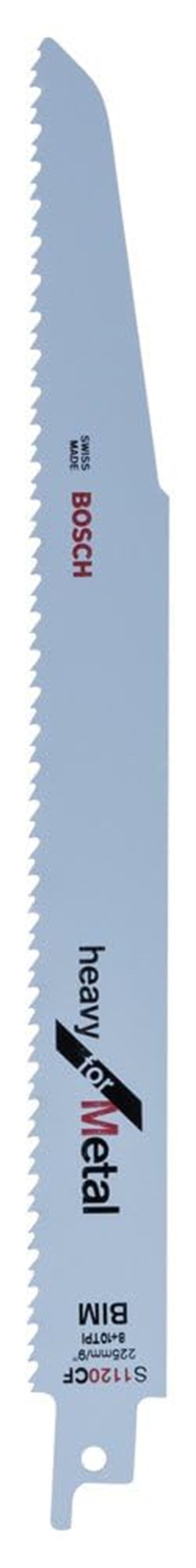 Bosch - Heavy Serisi Metal için Panter Testere Bıçağı S 1120 CF - 5li - Seçenekler: 1 x 5 S123XF, 150 mm, 150 x 16 mm , 5 St. ( ZT 1,8 mm)...