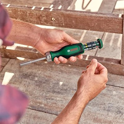 Bosch Home and Garden 12 Uçlu Cırcırlı Tornavida