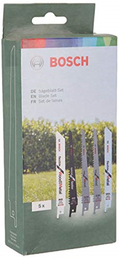 Bosch Home and Garden Akülü Panter Testere Keo için 5 Parça Panter Testere Bıçağı Seti, Yeşil