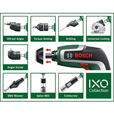 Bosch Home and Garden Akülü Vidalama IXO için Köşe Mandreni Aparatı
