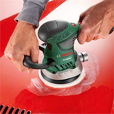 Bosch Home and Garden Pex 400 Ae Eksantrik Zımpara, 370 Watt, 125 mm, Tutuş Kolaylığı, Plastik Çantası Ile Birlikte, Ince Kum, Yeşil