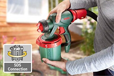 Bosch Home and Garden PFS 5000 E Elektrikli Boya Püskürtme Sistemi, 1.200 Watt, Vernik, Cila Ve Duvar Boyası İçin, Yeşil