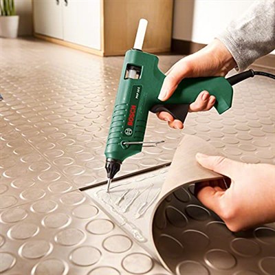 Bosch Home and Garden PKP 18 E Elektrikli Sıcak Tutkal Tabancası, 200 V, Tutkal Çubuğu 1 Adet Ekstra Uzun Nozül, Yeşil