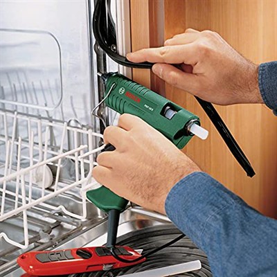 Bosch Home and Garden PKP 18 E Elektrikli Sıcak Tutkal Tabancası, 200 V, Tutkal Çubuğu 1 Adet Ekstra Uzun Nozül, Yeşil
