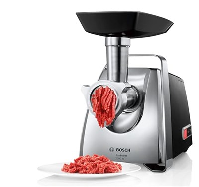 Bosch Mfw67440 Propower Kıyma Makinesi, Plastik, Siyah / Gümüş