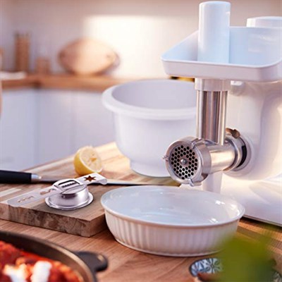Bosch MUZ5BS1 Lifestyle set Bakingsensation Spritzgebaeckvorsatz, karıştırma kabı, kıyma makinesi, beyaz