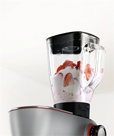 Bosch MUZ9MX1 Thermosafe Glasmixer paslanmaz çelik bıçak Yemek işleyici için optimum