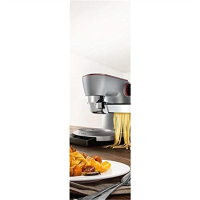 Bosch MUZ9PP1 makarna rulosu, kendi yaptığınız lazanya, makarna plakaları ve tagliatelle için, adaptörlü, 8 serisi mutfak robotu için uygun