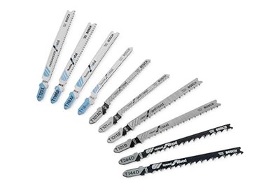 Bosch Professional 10 parçalı dekupaj testere bıçağı seti Basic for Wood and Metal (ahşap ve metal için, dekupaj testeresi aksesuar