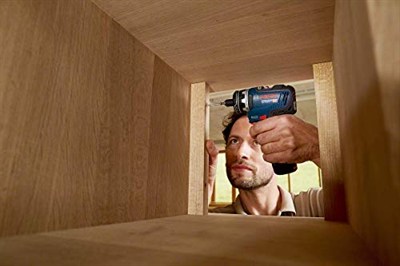 Bosch Professional 12 V Sistem Akülü Matkap GSR 12V-35 FC - FlexiClick Sistemi (2 x 3.0 Ah Akü Dahil, Hızlı Şarj Cihazı GAL 12V-40, 4 x Başlık, L-BOXX)