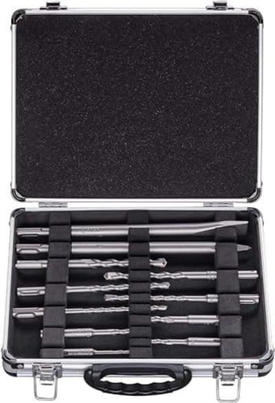 Bosch Professional Accessories 11 parça SDS-Plus karışık darbeli matkap ve keski seti (beton ve duvar işleri için, darbeli matkap aksesuarı)