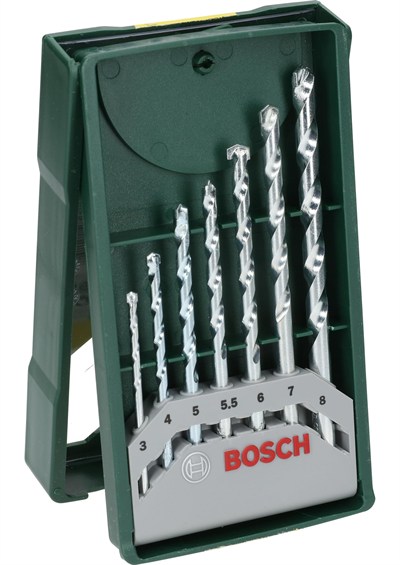 Bosch Professional Accessories Dıy 7 Parça. Mini-x-Line Taş Matkap-Seti