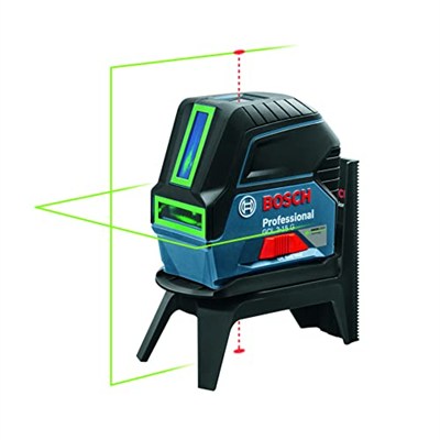 Bosch Professional GCL 2-15 G Çizgi Lazer (15 m Çalışma Alanı, 3 x AA Pil, IP 54 Toza Karşı Koruma Sistemi, Yeşil Lazer, RM1 Tutucu, Takım Çantası)
