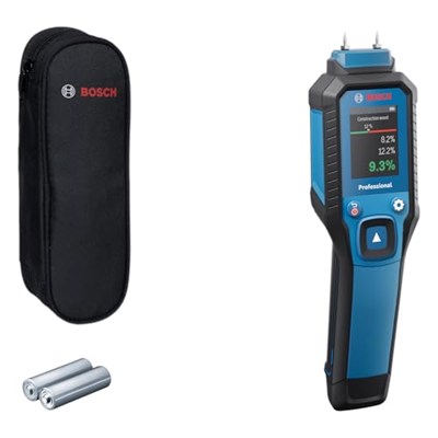 Bosch Professional GMP 1-13 Nem Ölçer Pin (2 x pil (AA), Yumuşak Saklama Çantası ile)
