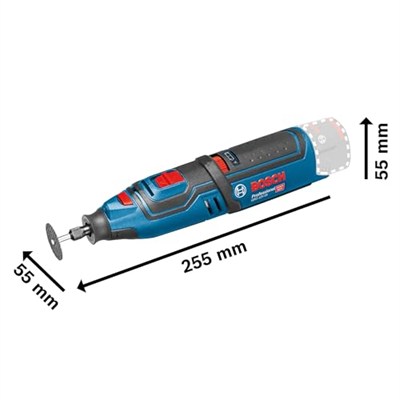 Bosch Professional GRO 12V-35 Akülü El Motoru (12 Volt, SOLO, 5.000 dev/dak, Karton kutuda)