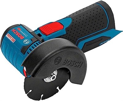 Bosch Professional GWS 12V,76 Akülü Avuç Taşlama Makinesi (12 Volt, SOLO, Disk Çapı: 76 mm, Karton Kutuda)