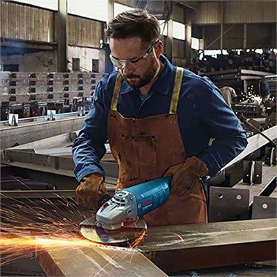 Bosch Professional GWS 2200,180 H Büyük Taşlama Makinesi-Devir Ayarlı (2.200 W, Disk Çapı: 180 mm, 6.500-8.500 dev/dak