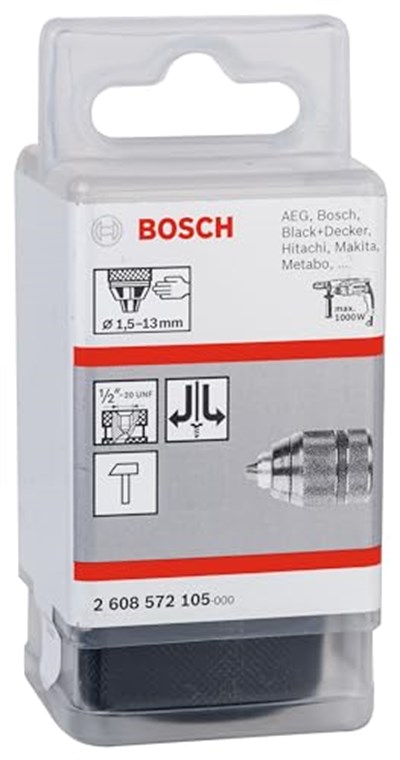 Bosch Professional Mandren, Gri, 1 Adet - Seçenekler: 1/2