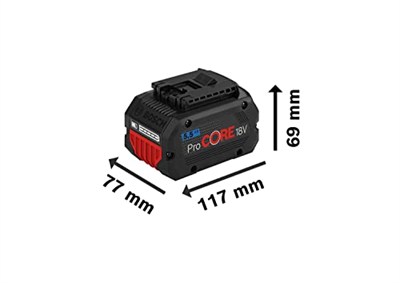 Bosch Professional ProCORE 18 Volt 5,5 Ah Li-Ion Akü