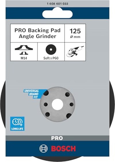 Bosch Professional Zımpara diski 125 mm, 1 adet