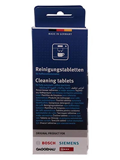 Bosch Tam Otomatik Kahve Makineleri için Temizleme Tabletleri 2li Ekonomik Paket