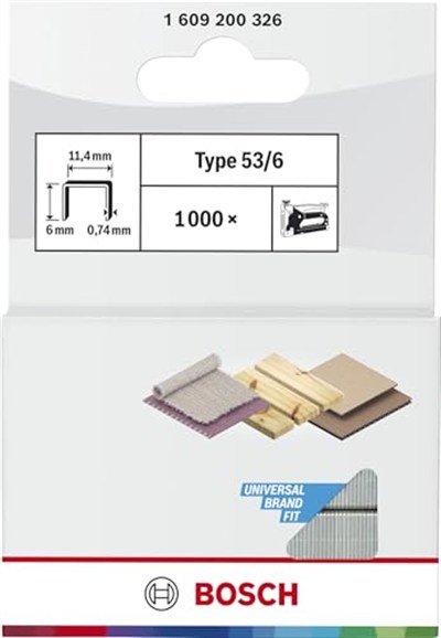 Bosch - Zımba Teli Tip 53 11, 4 * 0, 74 * 6 mm
