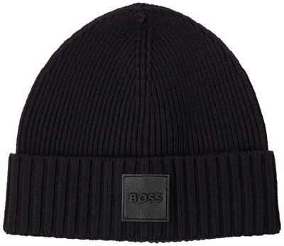 BOSS Erkek Flavio Beanie, Koyu mavi., Tek Beden