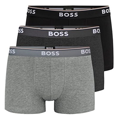 BOSS Erkek Trunk, 3lü paket Power, -061 Siyah/Antrasit / Gri, M