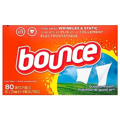 Bounce Kumaş yumuşak çarşaflar, dış mekan taze koku, 80 ct