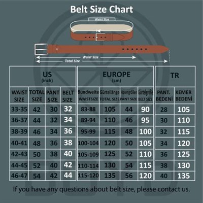 BOYD Hakiki Deri Erkek Kemeri Kot Pantolon Kemeri 4.2 cm Genişlik