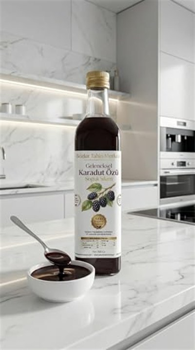 Bozkır Tahin Merkezi Karadut Özü 700gr (soguk pres&katkısız)