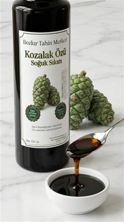 Bozkır Tahin Merkezi Kozalak özü 700gr (doğal& soğuk pres)