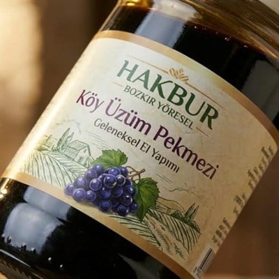 Bozkır Tahin Merkezi Üzüm Köy Pekmezi 800 gr (Doğal&katkısız)