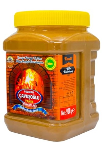 Bozkırlı Çavuşoğlu Tahin Çifte Kavrulmuş Kepekli Katkısız 930 gr
