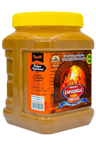 Bozkırlı Çavuşoğlu Tahin Çifte Kavrulmuş Kepekli Katkısız 930 gr