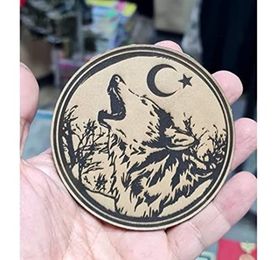 BOZKURT ORMAN Deri PEÇ - Arma - Patch