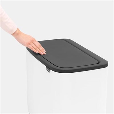 Brabantia Bo White Dokunmatik Çöp Kutusu, 36 L - Seçenekler: 1 Inneneimer (36L), 3 x 11 Liter, 3 x 11 litros...