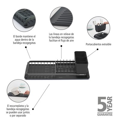 Brabantia Dark Grey Küçük Bulaşıklık-Antrasit (BRA 117268)
