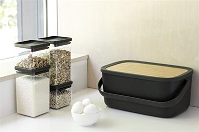 Brabantia Ekmek Saklama Kutusu Nic Dark Grey 128264