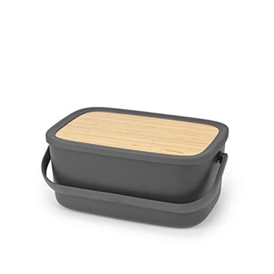 Brabantia Ekmek Saklama Kutusu Nic Dark Grey 128264