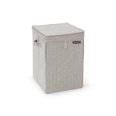 Brabantia Gri Kumaş Çift Fonksiyon Kapaklı Çamaşır Sepeti 35 L