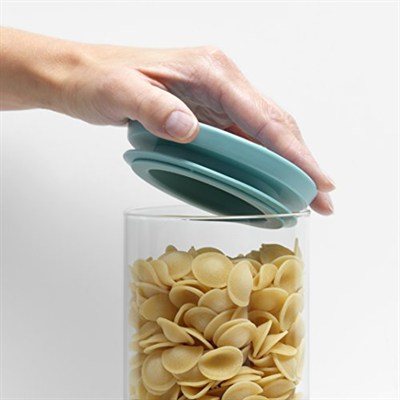 Brabantia Kapaklı saklama kabı 3lü set (1 x nane 0,3 L, 1 x petrol 0,6 l, 1 x gri 1,1 L)