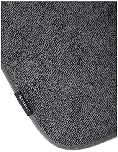 Brabantia mikrofiber kuru mat, koyu gri, 47 x 40 x 1 cm