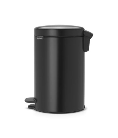 Brabantia Tret Çöp Kovası, İç Kovalı, Plastik, Çelik, plastik, mat siyah, 12 Liter - Seçenekler: 3 L, 3 Liter, 5 L, 5 Litre, 12 L, 12 Liter, 20 L, 20 litre...