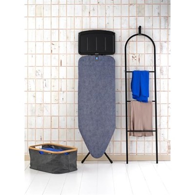 Brabantia Ütü masası, çelik, denim mavisi, geniş