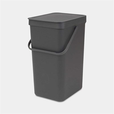 Brabantia Waste Bin Sort & Go 16 L Çöp kutusu, gray