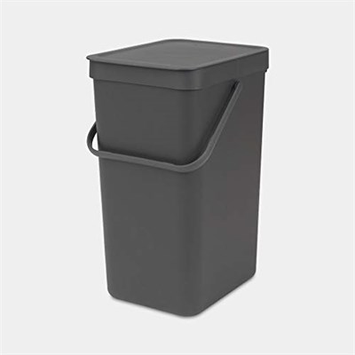 Brabantia Waste Bin Sort & Go 16 L Çöp kutusu, gray
