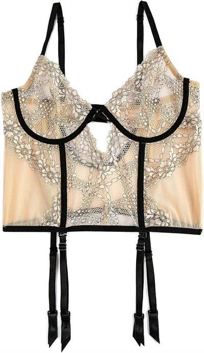 Bralet Sütyen Dantelli Biye Detaylı Dolgusuz