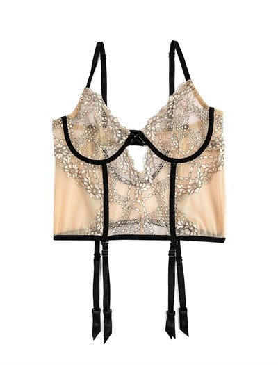 Bralet Sütyen Dantelli Biye Detaylı Dolgusuz