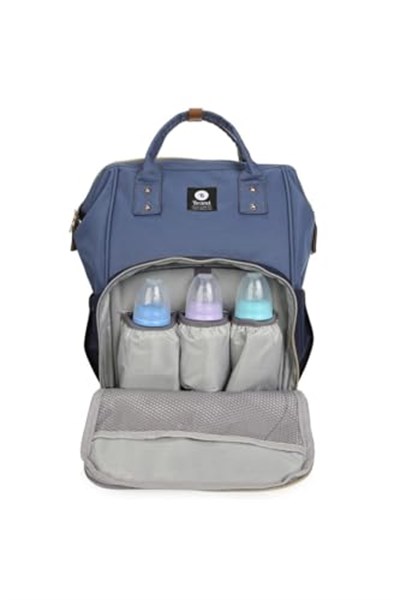 brandbaby (101) Anne Ve Bebek Bakım Çantası Mavi/Lacivert